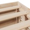 vidaXL Sengeramme uten madrass med skuffer 135x190 cm heltre furu