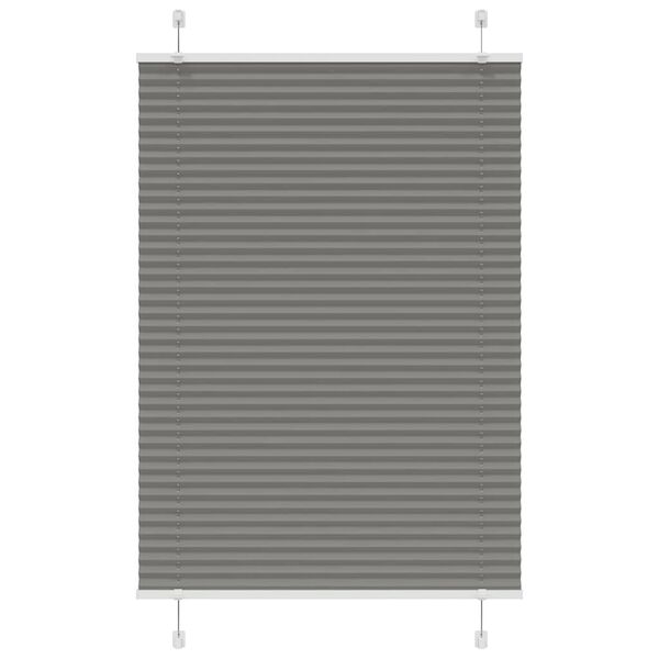 vidaXL pliss&eacute;gardin antrasitt 85x150 cm Stoff Bredde 84,4 cm Polyester