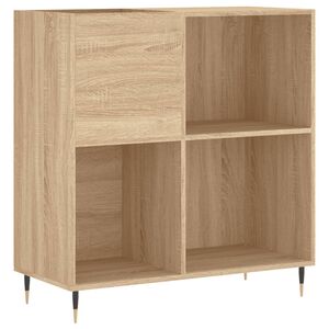 vidaXL Hifi-benk sonoma eik 84,5x38x89 cm konstruert tre