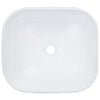vidaXL Vask 44,5x39,5x14,5 cm keramikk hvit