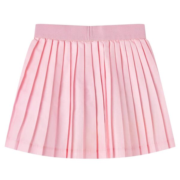 Plissert skjørt for barn lyselilla 128