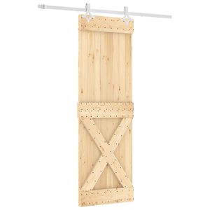 vidaXL Skyved&oslash;r 70 x 210 cm Massiv Furu Tre (Ubehandlet)