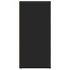 vidaXL Skjenk svart 40x33x70 cm konstruert tre
