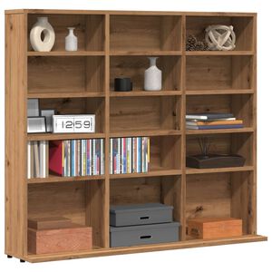vidaXL CD-skap artisan eik 100x23x89,5 cm konstruert tre