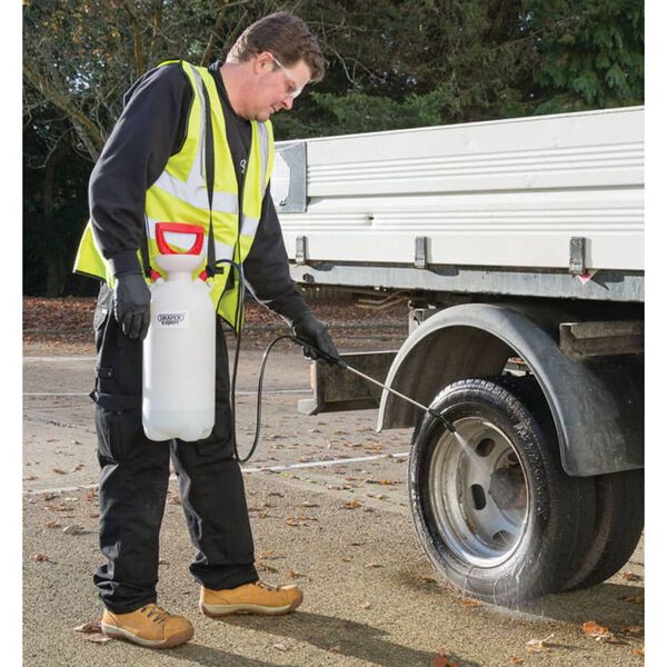 Draper Tools Ekspert spraypumpe 10 L r&oslash;d 82460