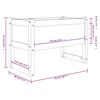 vidaXL Plantekasse 78x40x52 cm heltre furu
