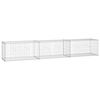vidaXL Gabion med topp- og bunnlokk galvanisert st&aring;l 300x50x50 cm