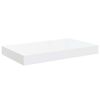 vidaXL Flytende vegghyller 2 stk h&oslash;yglans hvit 40x23x3,8 cm MDF