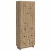 vidaXL Skapsett 2 pcs 66 x 34,5 x 90 cm Konstruert tre