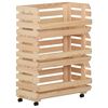 vidaXL Gr&oslash;nnsakstralle 57x30x80 cm heltre furu