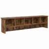 vidaXL Vegghengt kleshenger R&oslash;kt eik 100 x 16 x 26 cm Konstruert tre