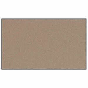 vidaXL D&oslash;rmatte Beige og svart 90 x 150 cm 100% Polyamid