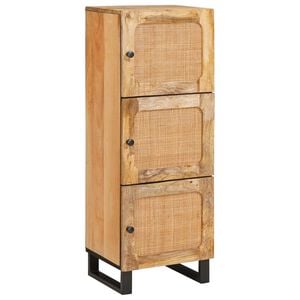 vidaXL H&oslash;yskap Brun 40 x 33 x 110 cm Massiv mango tre