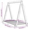 vidaXL Barnesengeramme 70x140 cm heltre furu