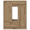 vidaXL Skjenk med skuffer og dører artisan eik 73x31x90 cm