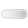 vidaXL LED-baderomsspeil 40x15 cm oval
