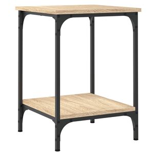 vidaXL Salongbord sonoma eik 40x40x55 cm konstruert tre
