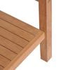 vidaXL Servantskap for bad heltre teak 74x45x75 cm