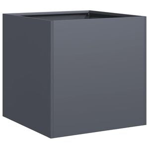 vidaXL Plantekasse antrasitt 40x40x40 cm kaldvalset st&aring;l