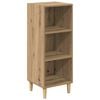 vidaXL Serviesskap Artisan Eik 34,5 x 32,5 x 90 cm Konstruert tre