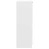 vidaXL Skoskap hvit 30x35x100 cm konstruert tre