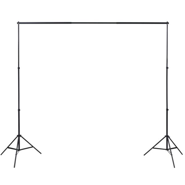 vidaXL Fotostudiosett med bakgrunn og lyssett
