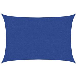 vidaXL Solseil 160 g/m&sup2; bl&aring; 2x2,5 m HDPE