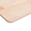vidaXL Benkeplate til bad 100x50x1,5 cm ubehandlet heltre