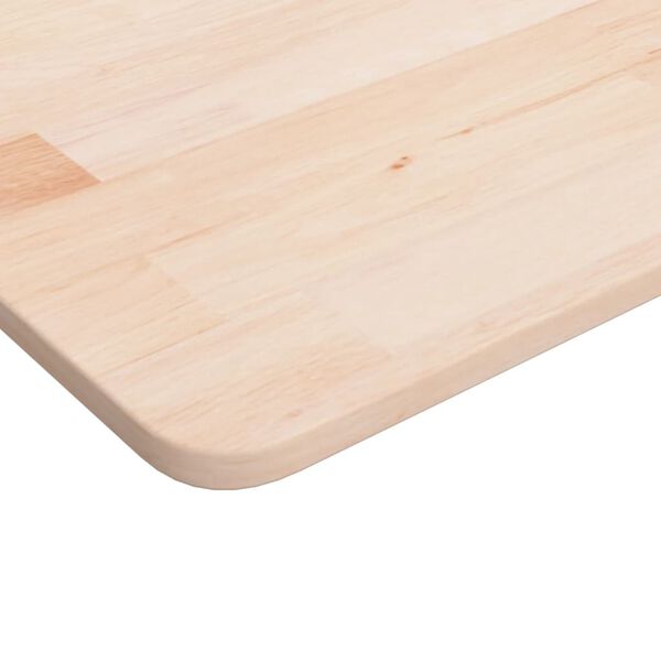 vidaXL Benkeplate til bad 100x50x1,5 cm ubehandlet heltre