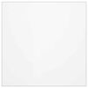 vidaXL Bordbeskytter matt 80x80 cm 1,6 mm PVC