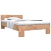vidaXL Sengeramme heltre eik 160x200 cm