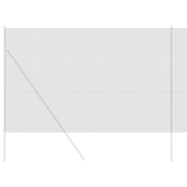 vidaXL Sveist tr&aring;dgjerde Gr&aring; 1.5 x 50 m