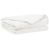 vidaXL Dyne FULDA 220 x 260 cm Sommer 100 GSM 90% Gjess Dun Hvit