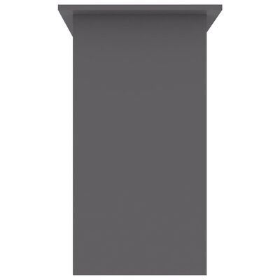 vidaXL Skrivebord grå 80x45x74 cm sponplate