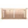 vidaXL Hageplantekasse med ben 70x31x70 cm heltre furu
