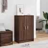 vidaXL Skohylle brun eik 60x35x92 cm konstruert tre