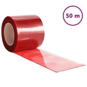 vidaXL D&oslash;rgardin r&oslash;d 200 mm x 1,6 mm 50 m PVC