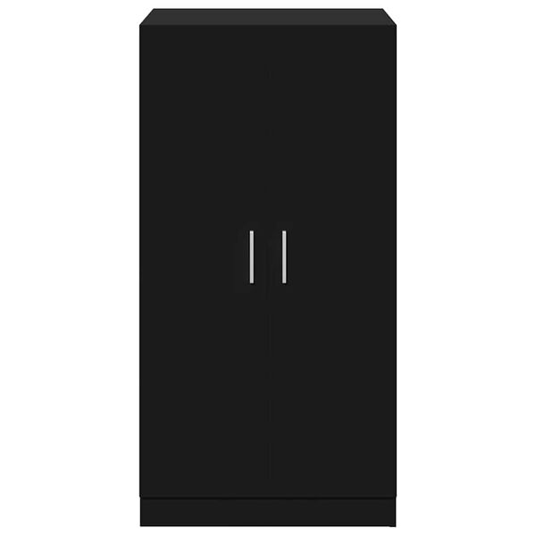 vidaXL Skoskap svart 55x35x108 cm konstruert tre