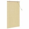 vidaXL Rullegardin med gardiner Natur 80 x 160 cm Bambus