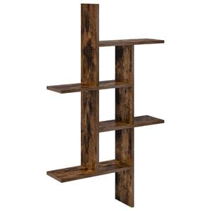 vidaXL Vegghylle R&oslash;kt Eik 61 x 15 x 102 cm Konstruert tre