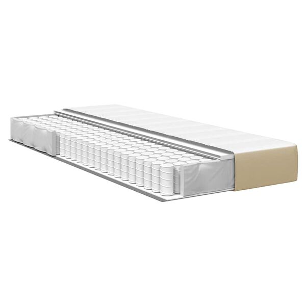 vidaXL Sengemadrass med madrass Salvie 90 x 190 cm stoff