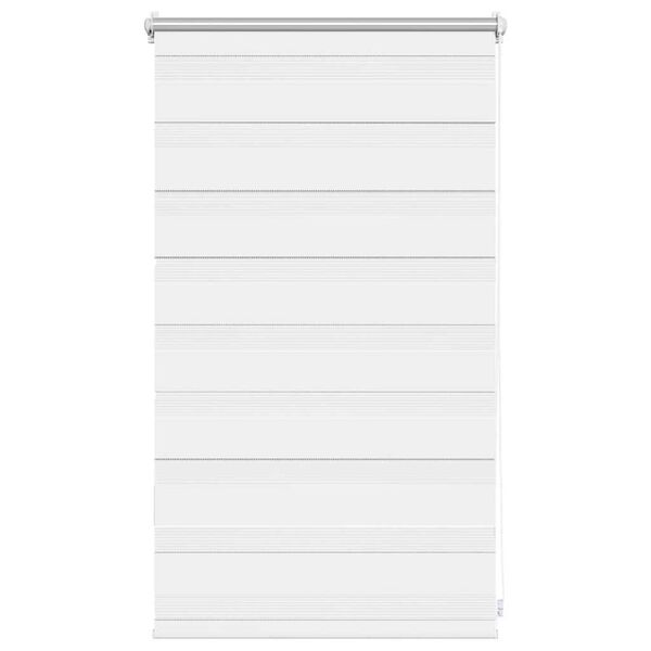 vidaXL Sebragardin 50,9x100 cm Stoffbredde 46,7 cm hvit