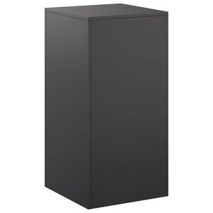 vidaXL Planteholder Svart 40 x 40 x 80 cm St&aring;l