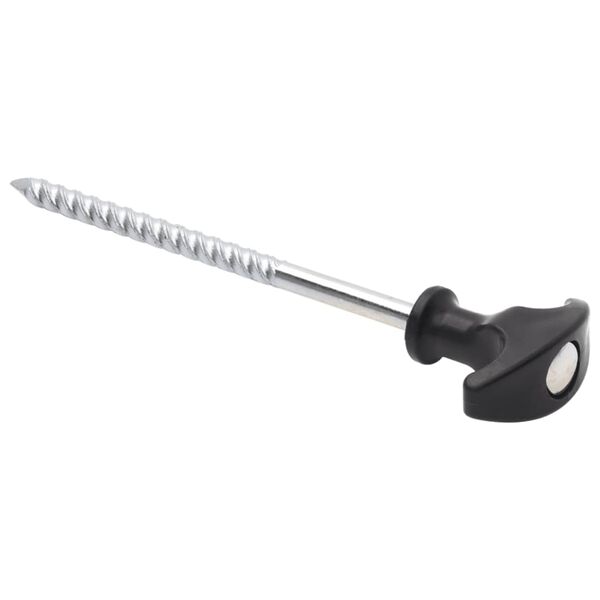 vidaXL Teltplugger 24 stk 17 cm Ø7 mm galvanisert stål