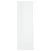 vidaXL Highboard høyglans hvit 60x35,5x103,5 cm konstruert tre