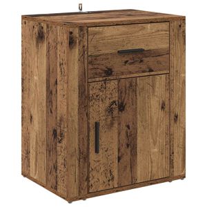 vidaXL Nattbordskap Gammelt tre 35 x 50 x 60 cm Konstruert tre