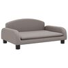 vidaXL Hundeseng taupe 70x45x30 cm stoff