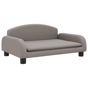 vidaXL Hundeseng taupe 70x45x30 cm stoff