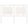 vidaXL Sengegavl hvit 140,5x4x100 cm heltre furu