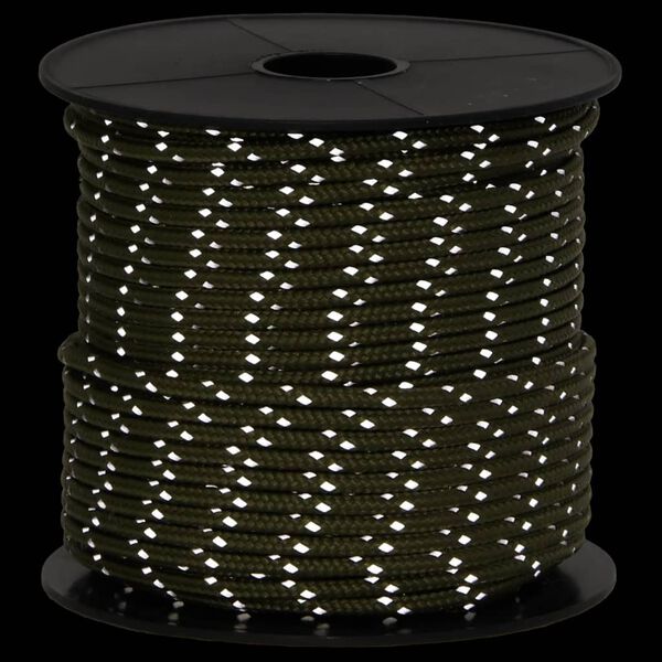 vidaXL Barduner med refleksstrimler og skiftenøkler 50 m 4 mm